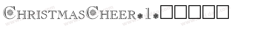 ChristmasCheer-1字体转换