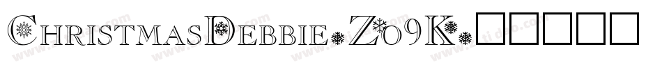 ChristmasDebbie-Zo9K字体转换