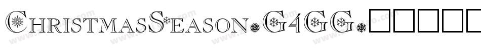 ChristmasSeason-G4GG字体转换