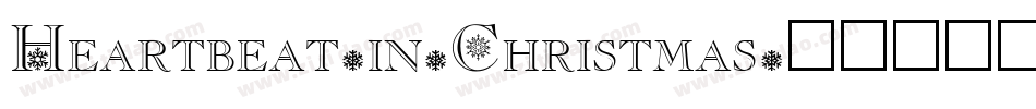 Heartbeat-in-Christmas字体转换