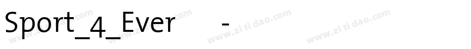 Sport_4_Ever手机版字体转换