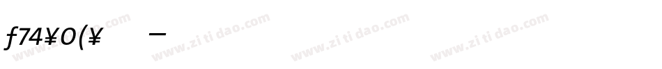 thesans字体字体转换