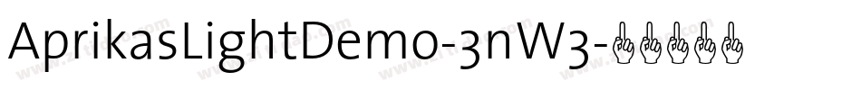 AprikasLightDemo-3nW3字体转换