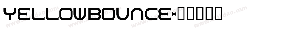 YELLOWBOUNCE字体转换