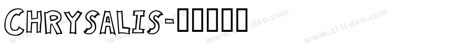 Chrysalis字体转换