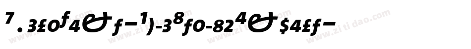 HydraText-BoldItalicExpert字体转换