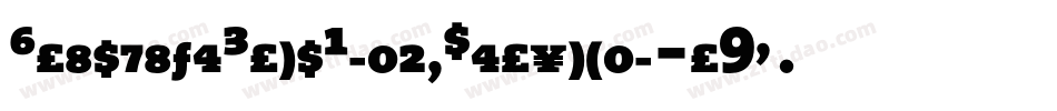 GriphiteDropBlackPersonal-r9Ky字体转换