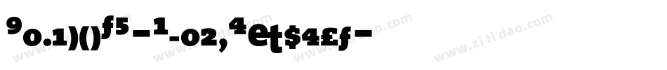 JambonoTF-BlackExpert字体转换