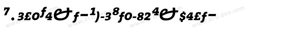HydraText-BoldItalicExpert字体转换