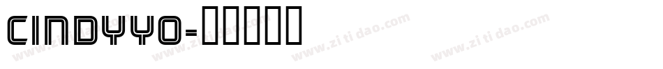 Cindyyo字体转换