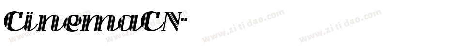 CinemaCN字体转换