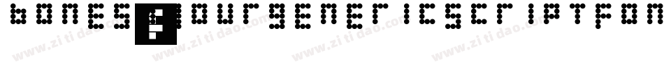 BonesToYourGenericScriptFont-yP4m字体转换