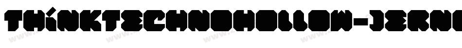 ThinkTechnoHollow-jErnO字体转换