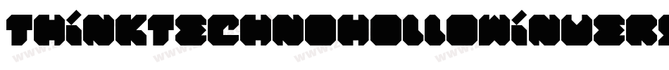 ThinkTechnoHollowInverse-z8XLw字体转换