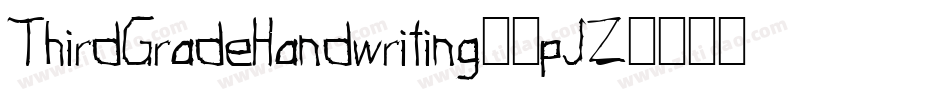 ThirdGradeHandwriting-9pJZ字体转换