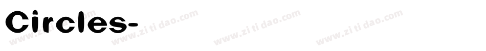 Circles字体转换