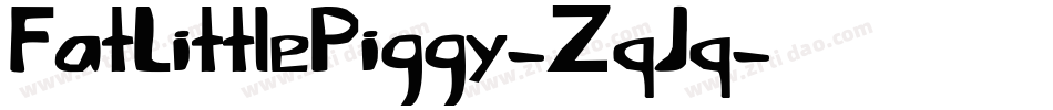 FatLittlePiggy-ZqJq字体转换