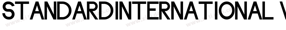 StandardInternational-VdKe字体转换