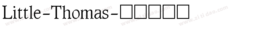 Little-Thomas字体转换