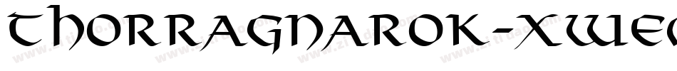 ThorRagnarok-xWEm字体转换