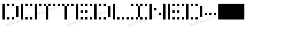 dottedlined字体转换