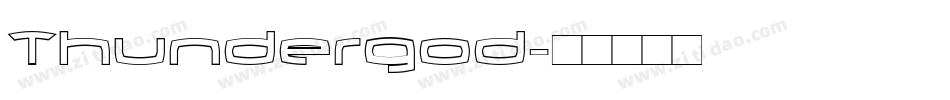 Thundergod字体转换