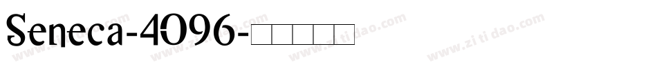 Seneca-4O96字体转换