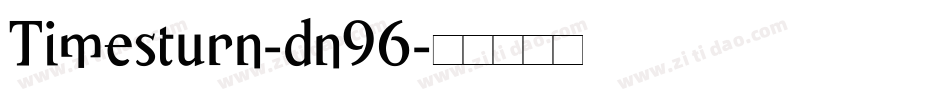 Timesturn-dn96字体转换