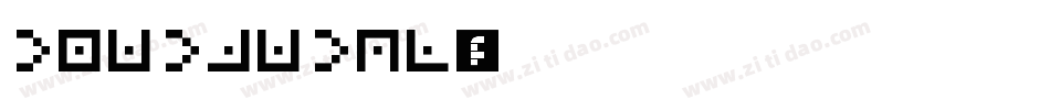 TicTacToe字体转换