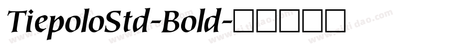 TiepoloStd-Bold字体转换
