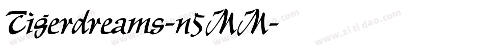 Tigerdreams-n5MM字体转换