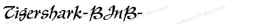 Tigershark-BJnB字体转换