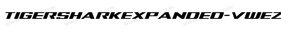 TigersharkExpanded-vweZ字体转换
