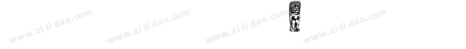 TikiTropicOutline-6G3q字体转换