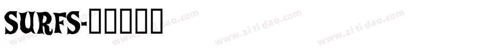 SURFS字体转换
