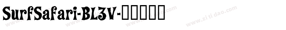 SurfSafari-BL3V字体转换