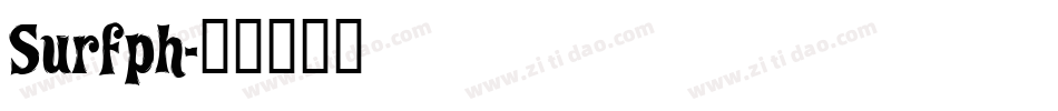 Surfph字体转换