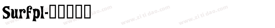 Surfpl字体转换