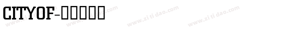 CITYOF字体转换