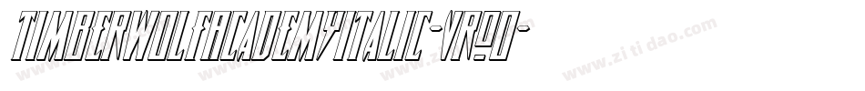 TimberwolfAcademyItalic-VrO0字体转换 TimberwolfAcademyItalic-VrO0字体转换