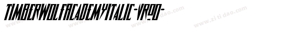 TimberwolfAcademyItalic-VrO0字体转换 TimberwolfAcademyItalic-VrO0字体转换