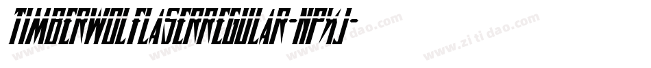 TimberwolfLaserRegular-npxJ字体转换 TimberwolfLaserRegular-npxJ字体转换