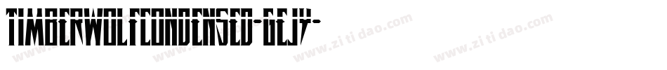 TimberwolfCondensed-GEJy字体转换