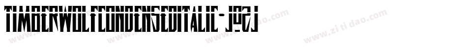 TimberwolfCondensedItalic-jOZj字体转换