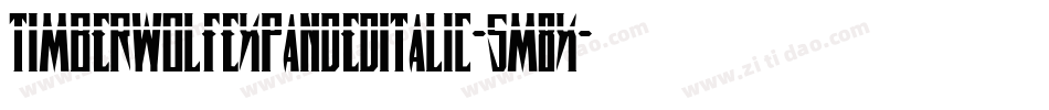 TimberwolfExpandedItalic-5M8x字体转换 TimberwolfExpandedItalic-5M8x字体转换