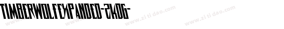 TimberwolfExpanded-zKdG字体转换