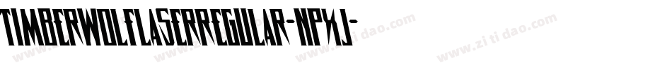 TimberwolfLaserRegular-npxJ字体转换 TimberwolfLaserRegular-npxJ字体转换