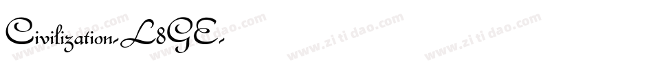 Civilization-L8GE字体转换