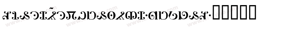 TimesNewRomanPS-BoldMT字体转换