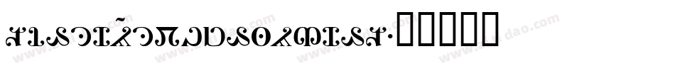 TimesNewRomanPSMT字体转换